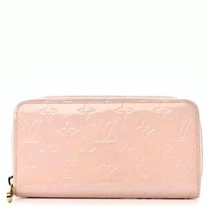 Louis Vuitton Monogram Vernis Pink Zippy Wallet